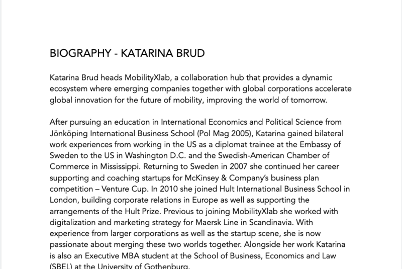 Katarina Brud Biography
