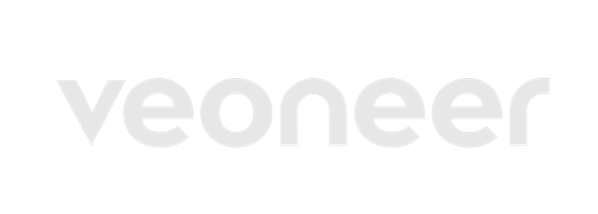 Veoneer logo vit bakgrund